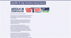 Desktop Screenshot of ecigsreviews.evenweb.com