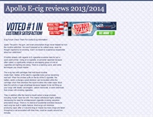 Tablet Screenshot of ecigsreviews.evenweb.com