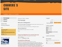 Tablet Screenshot of chavers.evenweb.com